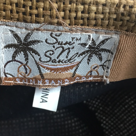 Sun n Sand ribbon trim 1.5” Brim Fedora Hat - Picture 3 of 7